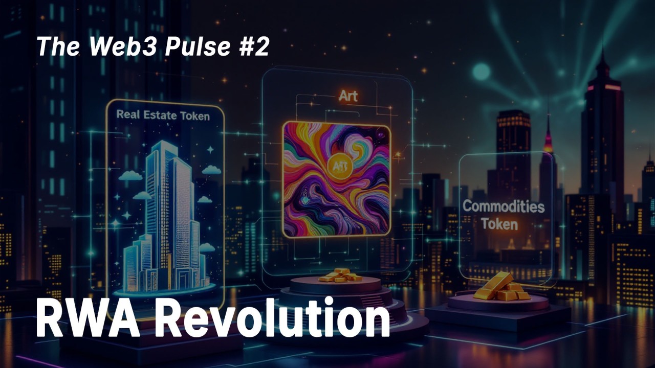 The Web3 Pulse issue 2 cover with tokenized property, art, and commodities.